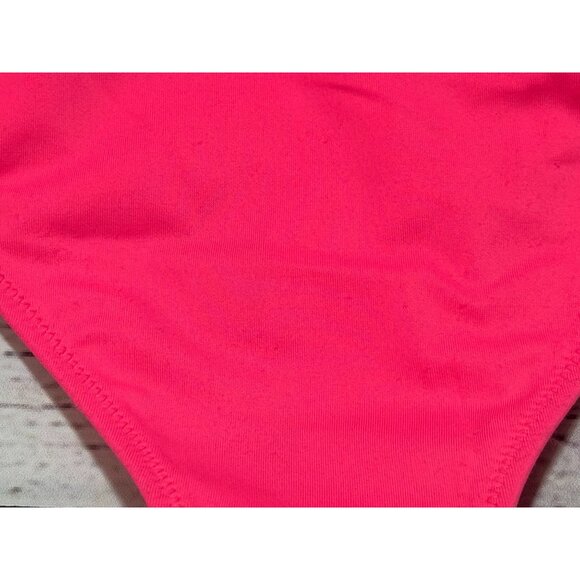 Shade & Shore Pink Strapless Bikini Swimwear Set 34B Nylon/Spandex - Picture 7 of 13